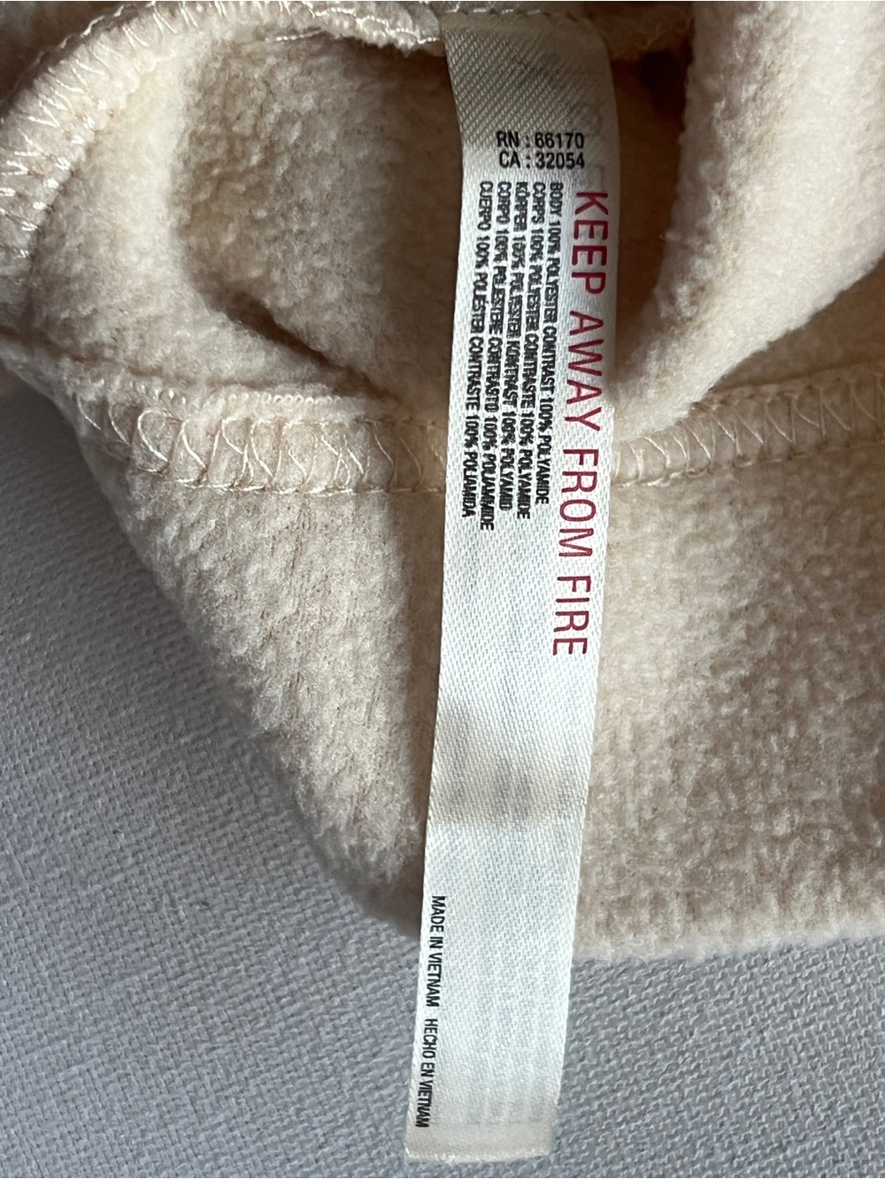 🆕 Free People Movement Arena Half Zip Pullover Sweatshirt Cream Combo Medium 🔥 - Picture 16 of 16